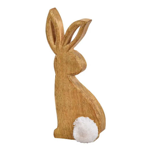 Picture of WOODEN RABBIT STAND 8X20X2CM